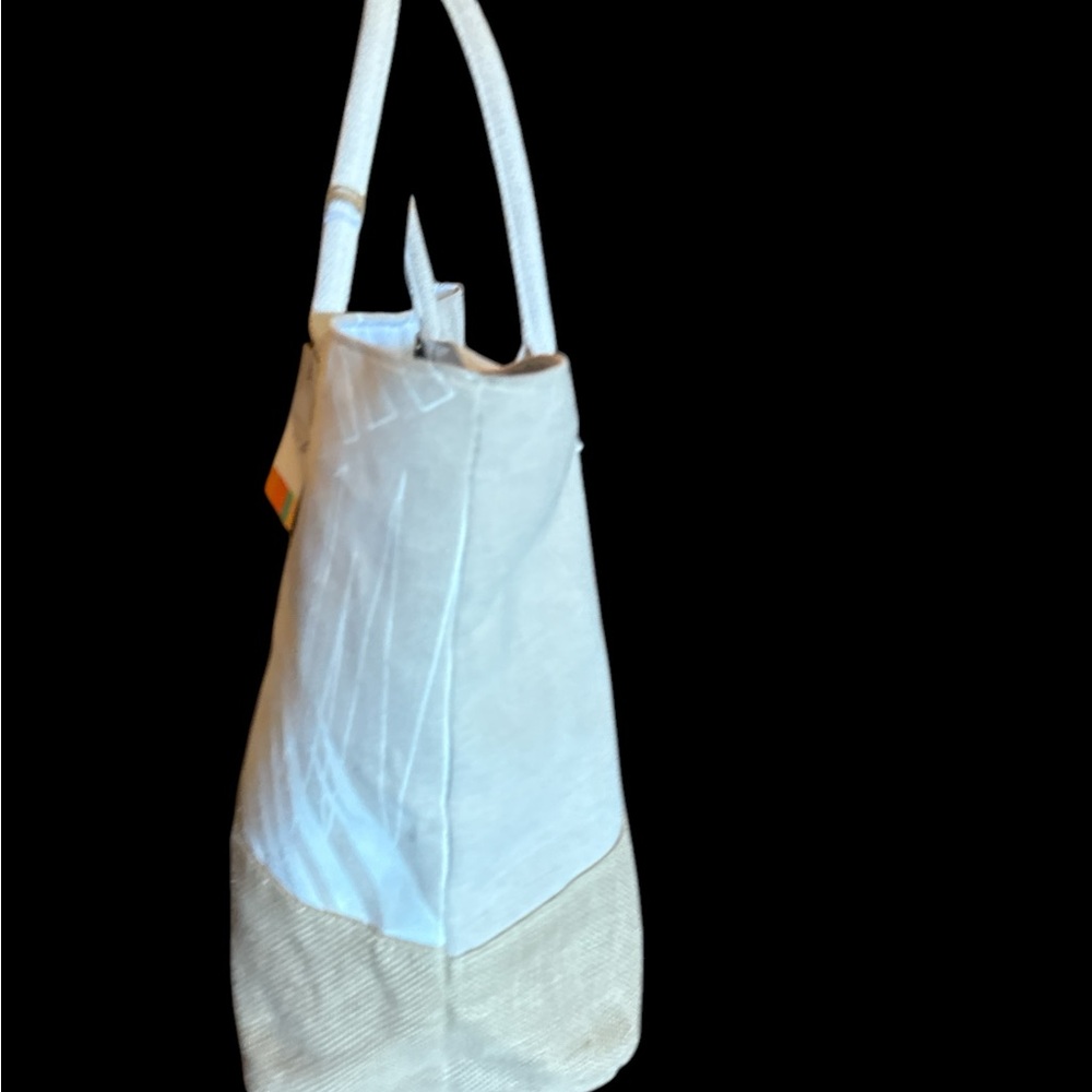 Sunglow XL Beige and Cream Tote/Beach Bag NWT - Picture 6 of 6